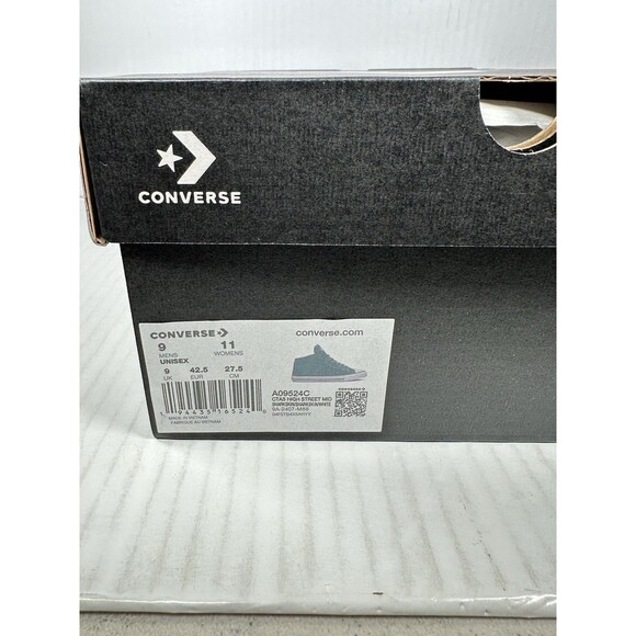 Size 9 Converse Chuck Taylor All Star High Street Mid Gray Shoes Mens A09524C - Picture 8 of 8
